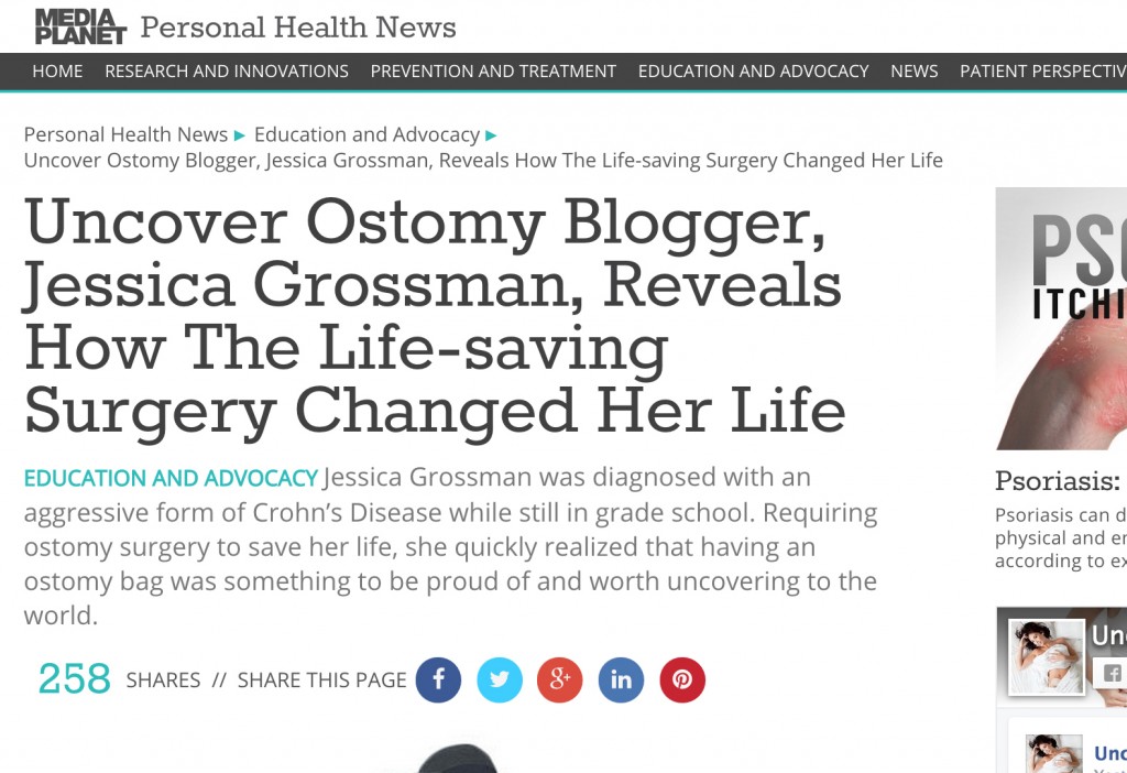 Uncover Ostomy MediaPlanet Personal Health News 04-02-2015